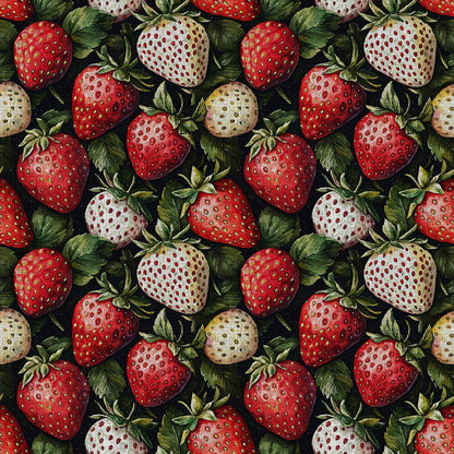 Strawberry Blooms Pattern 13 Quilting Cotton Fabric
