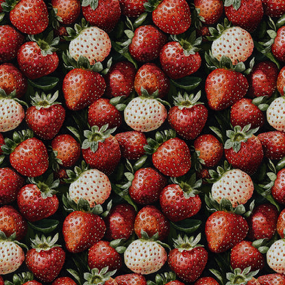 Strawberry Blooms Pattern 17 Quilting Cotton Fabric