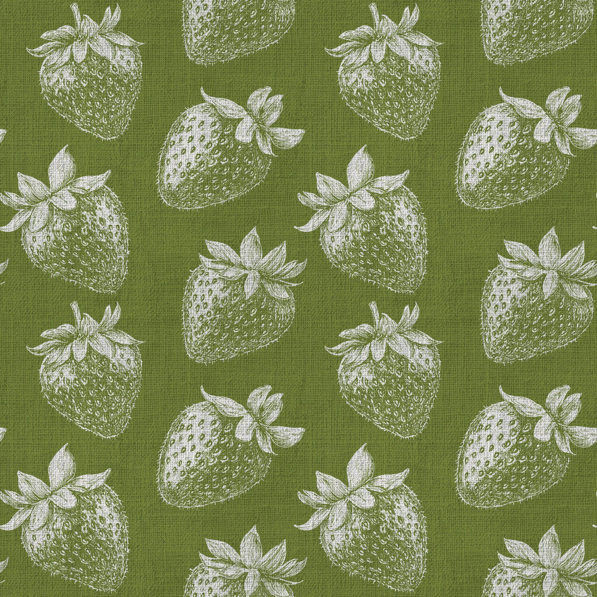 Strawberry Blooms Pattern 3 Quilting Cotton Fabric