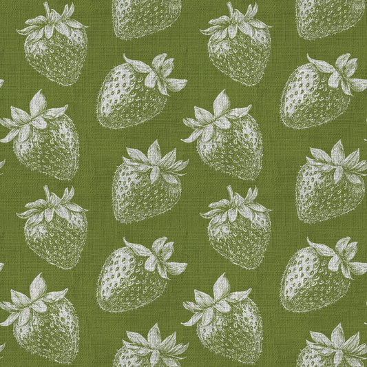 Strawberry Blooms Pattern 3 Quilting Cotton Fabric
