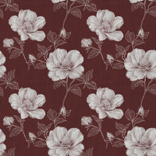 Strawberry Blooms Pattern 4 Quilting Cotton Fabric