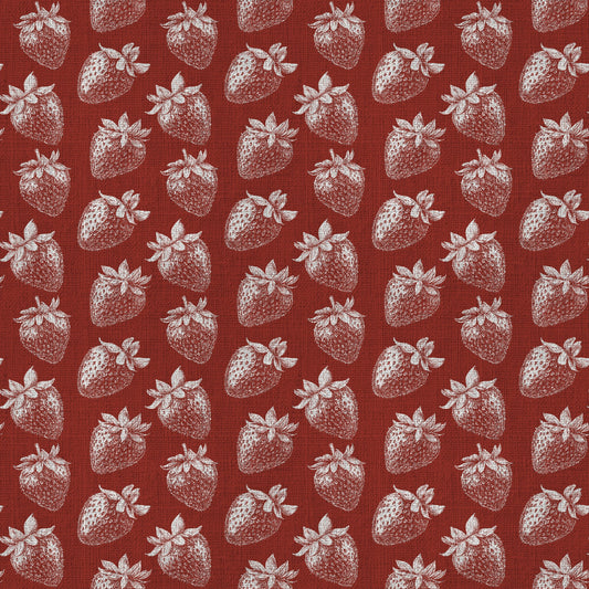 Strawberry Blooms Pattern 7 Quilting Cotton Fabric