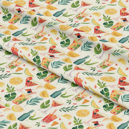 Summer Cocktails Pattern 11 Quilting Cotton Fabric