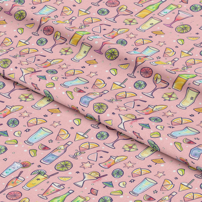 Summer Cocktails Pattern 7 Quilting Cotton Fabric