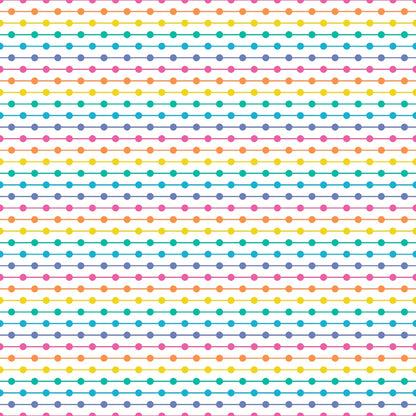 Summer Rainbow Pattern 15 Quilting Cotton Fabric