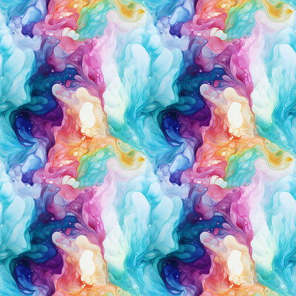 Summer Colored Marble Pattern 12 Quilting Cotton Fabric