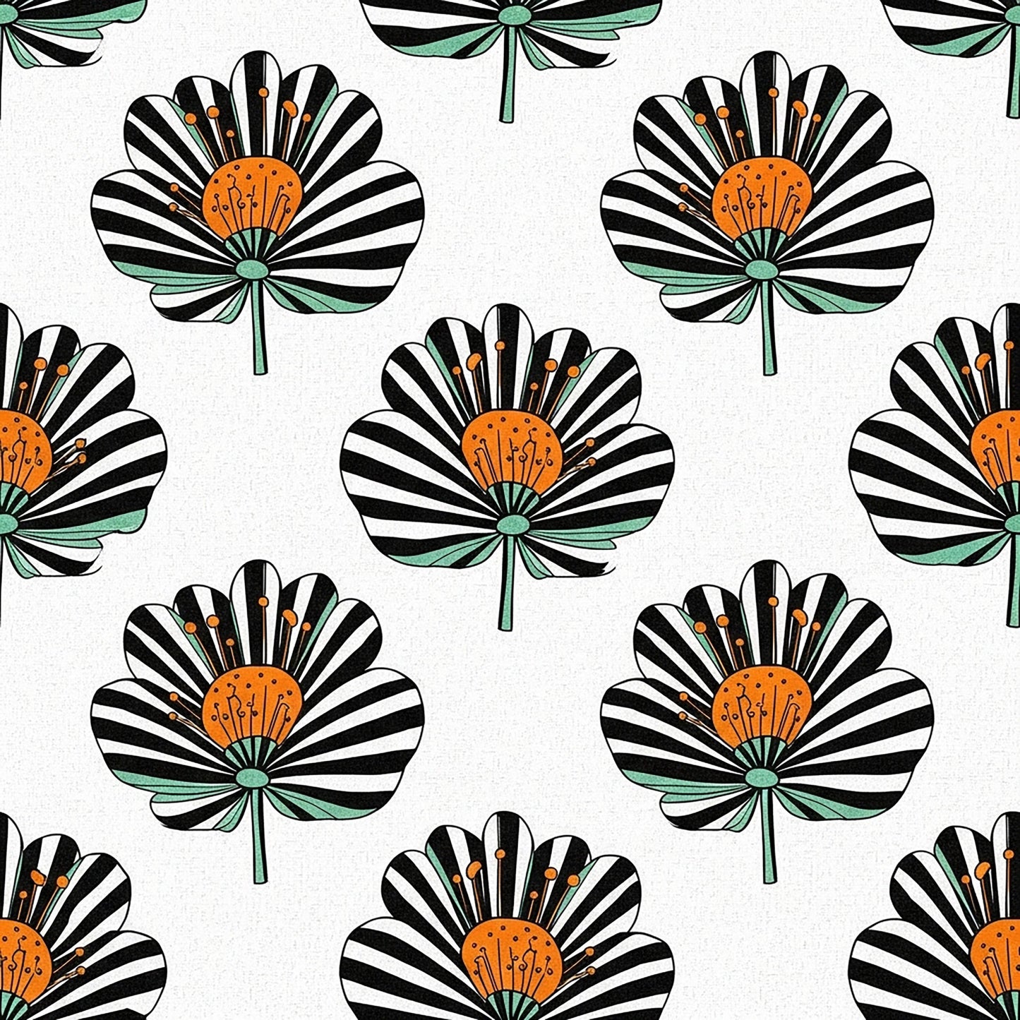 Summer Floral Pattern 24 Quilting Cotton Fabric