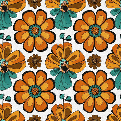 Summer Floral Pattern 9 Quilting Cotton Fabric