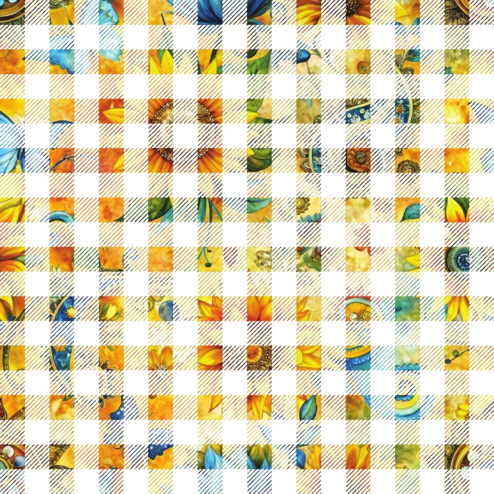 Sunflower Fields Pattern 17 Quilting Cotton Fabric