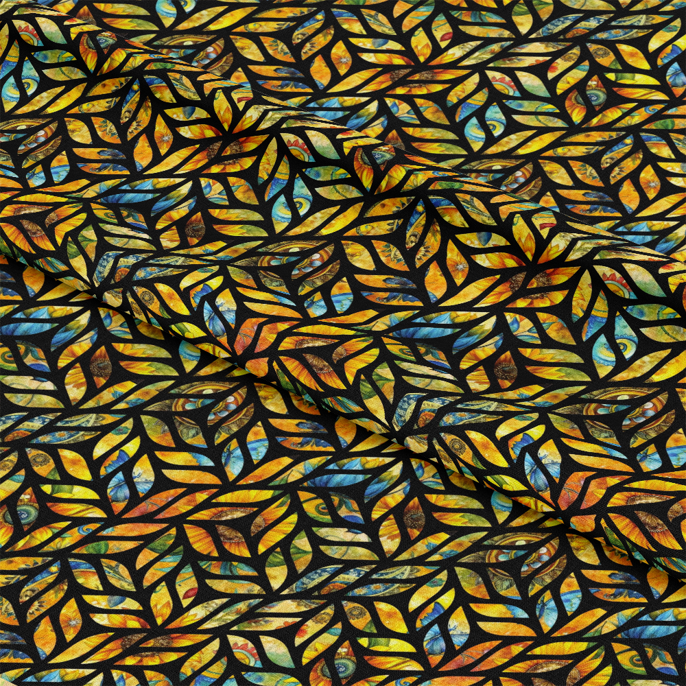 Sunflower Fields Pattern 21 Quilting Cotton Fabric