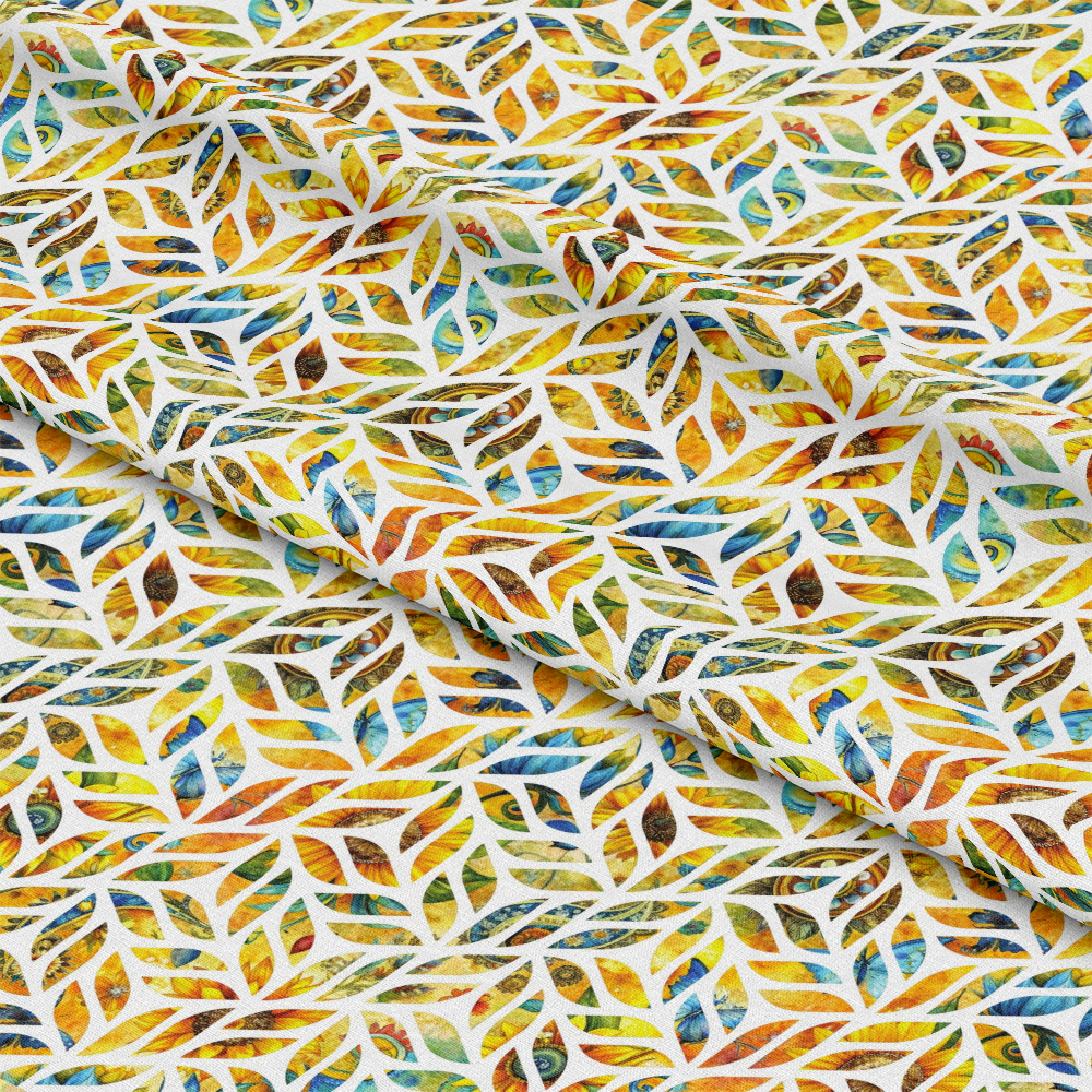 Sunflower Fields Pattern 22 Quilting Cotton Fabric