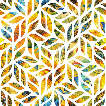 Sunflower Fields Pattern 22 Quilting Cotton Fabric