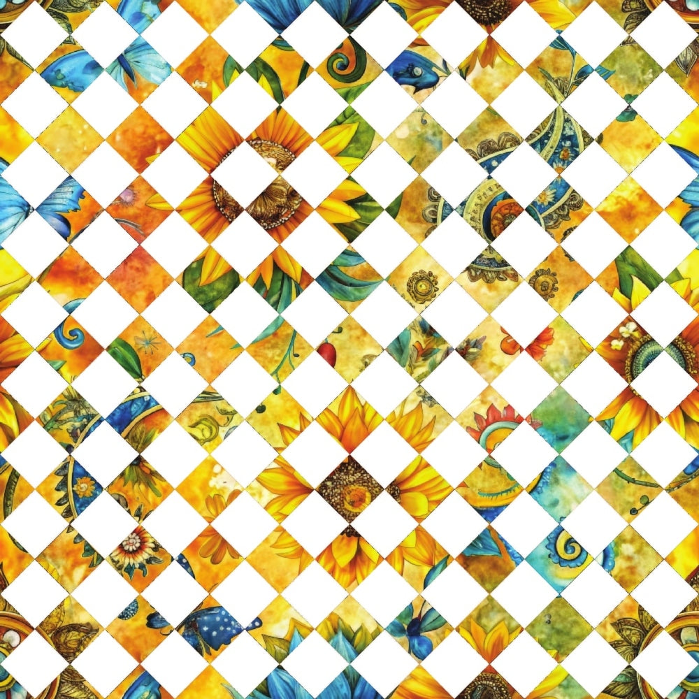 Sunflower Fields Pattern 24 Quilting Cotton Fabric