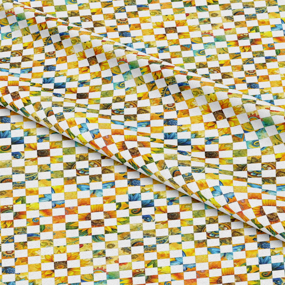 Sunflower Fields Pattern 24 Quilting Cotton Fabric