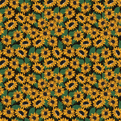 Sunflower Picnic Pattern 10 Quilting Cotton Fabric