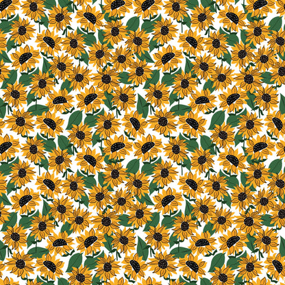 Sunflower Picnic Pattern 11 Quilting Cotton Fabric
