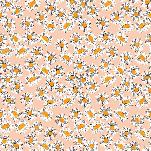 Sunflower Picnic Pattern 6 Quilting Cotton Fabric