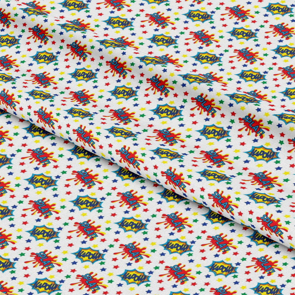 Superhero Pattern 1 Quilting Cotton Fabric