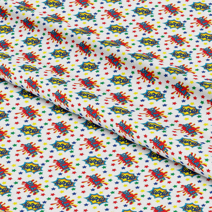Superhero Pattern 1 Quilting Cotton Fabric
