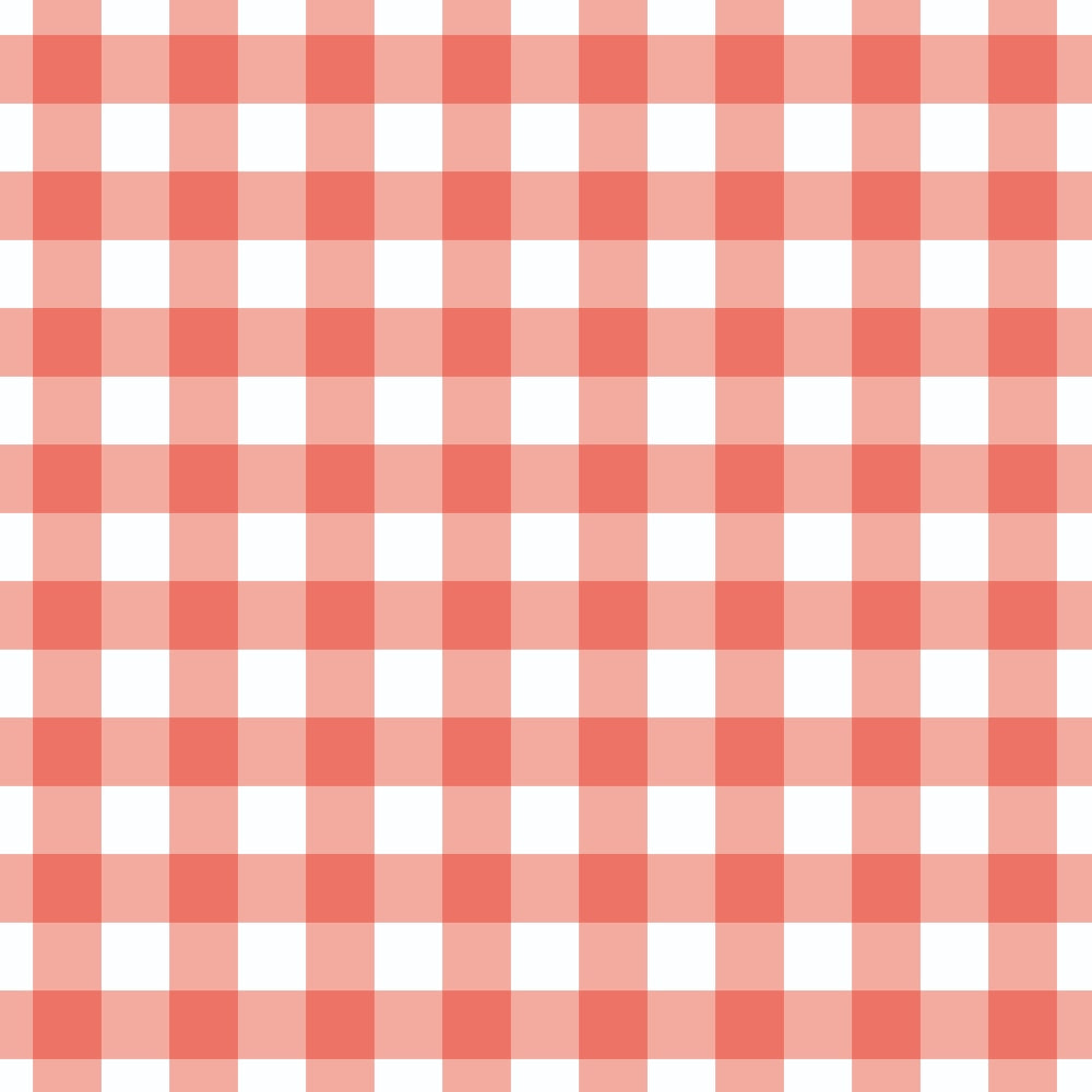 Sweet Strawberries Pink Gingham Quilting Cotton Fabric