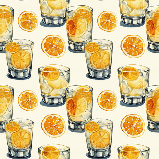 Tart and Tipsy Pattern 1 Quilting Cotton Fabric
