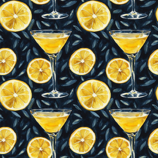 Tart and Tipsy Pattern 10 Quilting Cotton Fabric