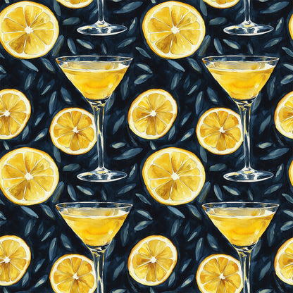 Tart and Tipsy Pattern 10 Quilting Cotton Fabric