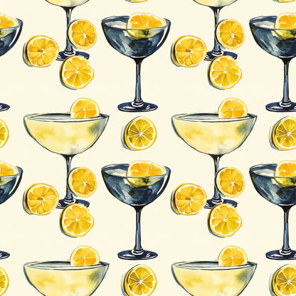 Tart and Tipsy Pattern 12 Quilting Cotton Fabric