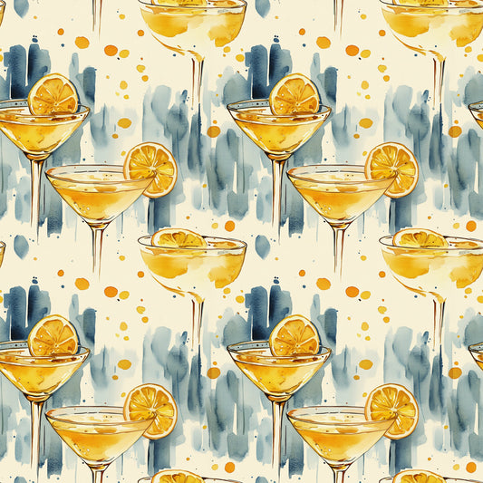 Tart and Tipsy Pattern 2 Quilting Cotton Fabric