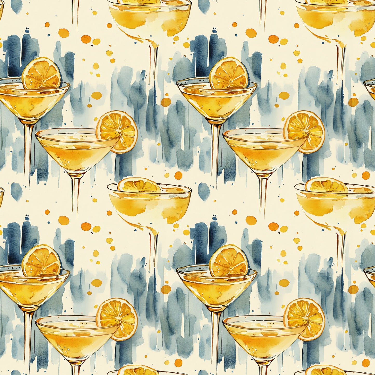 Tart and Tipsy Pattern 2 Quilting Cotton Fabric