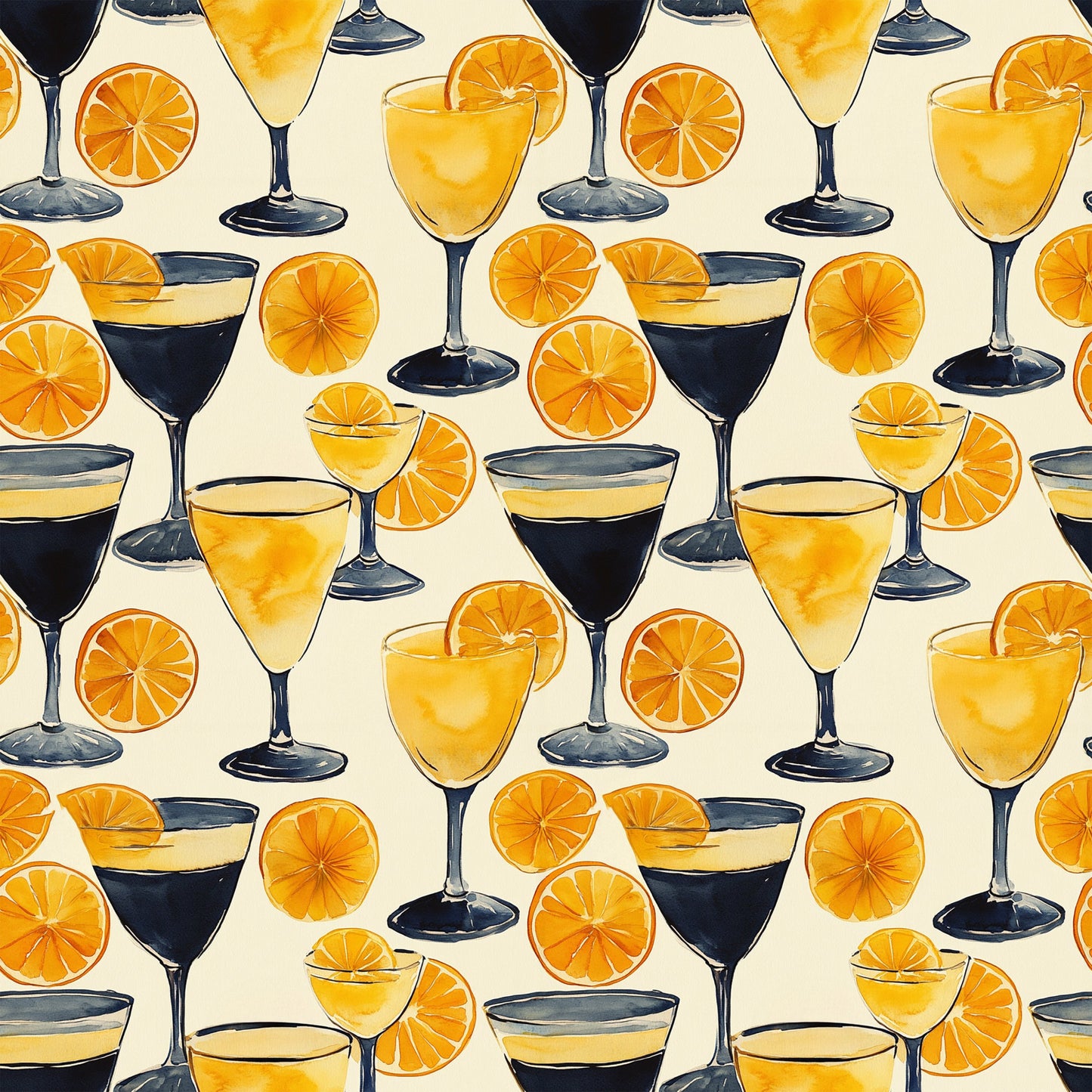 Tart and Tipsy Pattern 3 Quilting Cotton Fabric