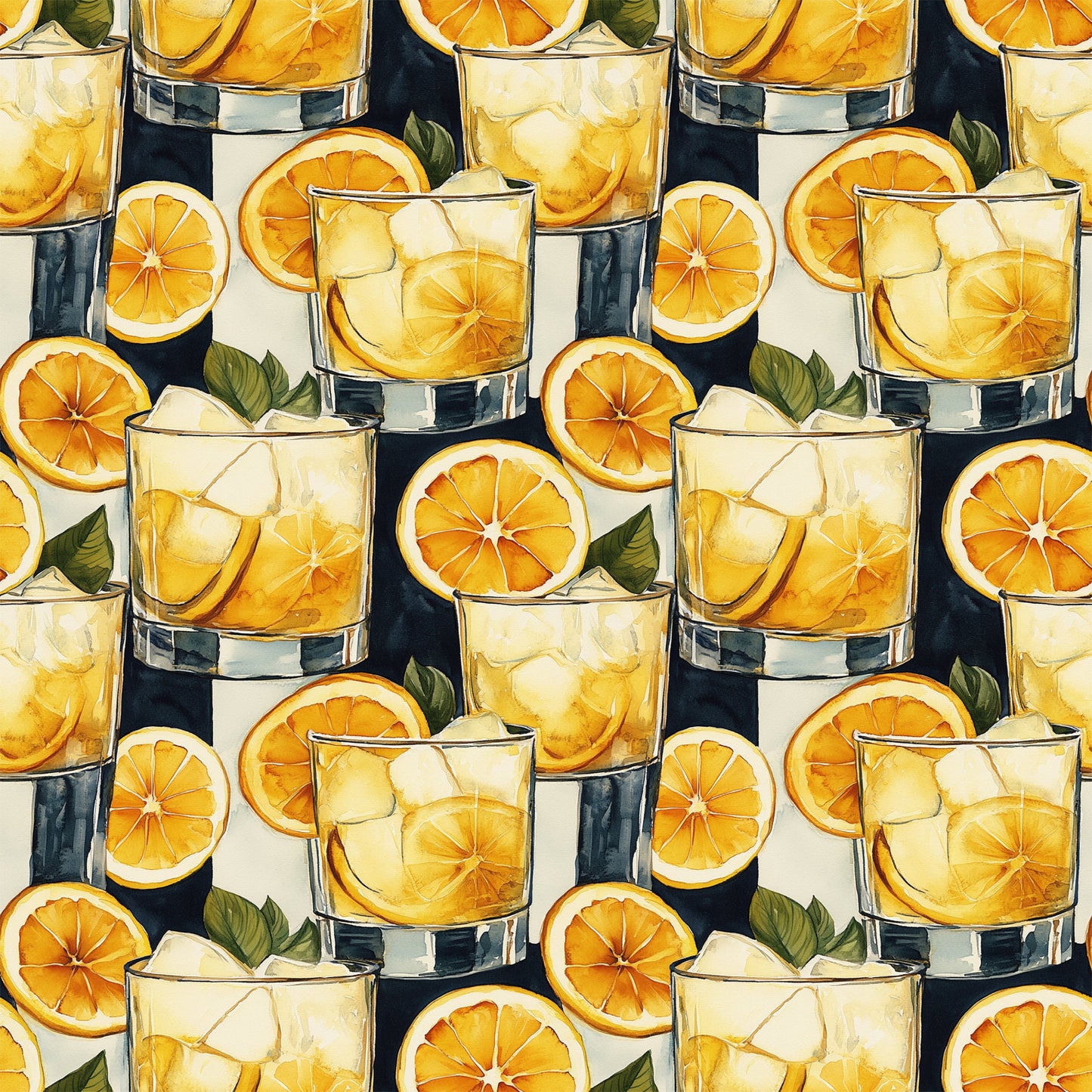 Tart and Tipsy Pattern 4 Quilting Cotton Fabric