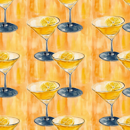 Tart and Tipsy Pattern 5 Quilting Cotton Fabric