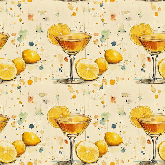 Tart and Tipsy Pattern 6 Quilting Cotton Fabric