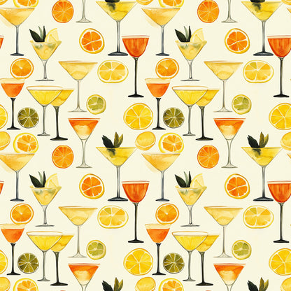 Tart and Tipsy Pattern 7 Quilting Cotton Fabric
