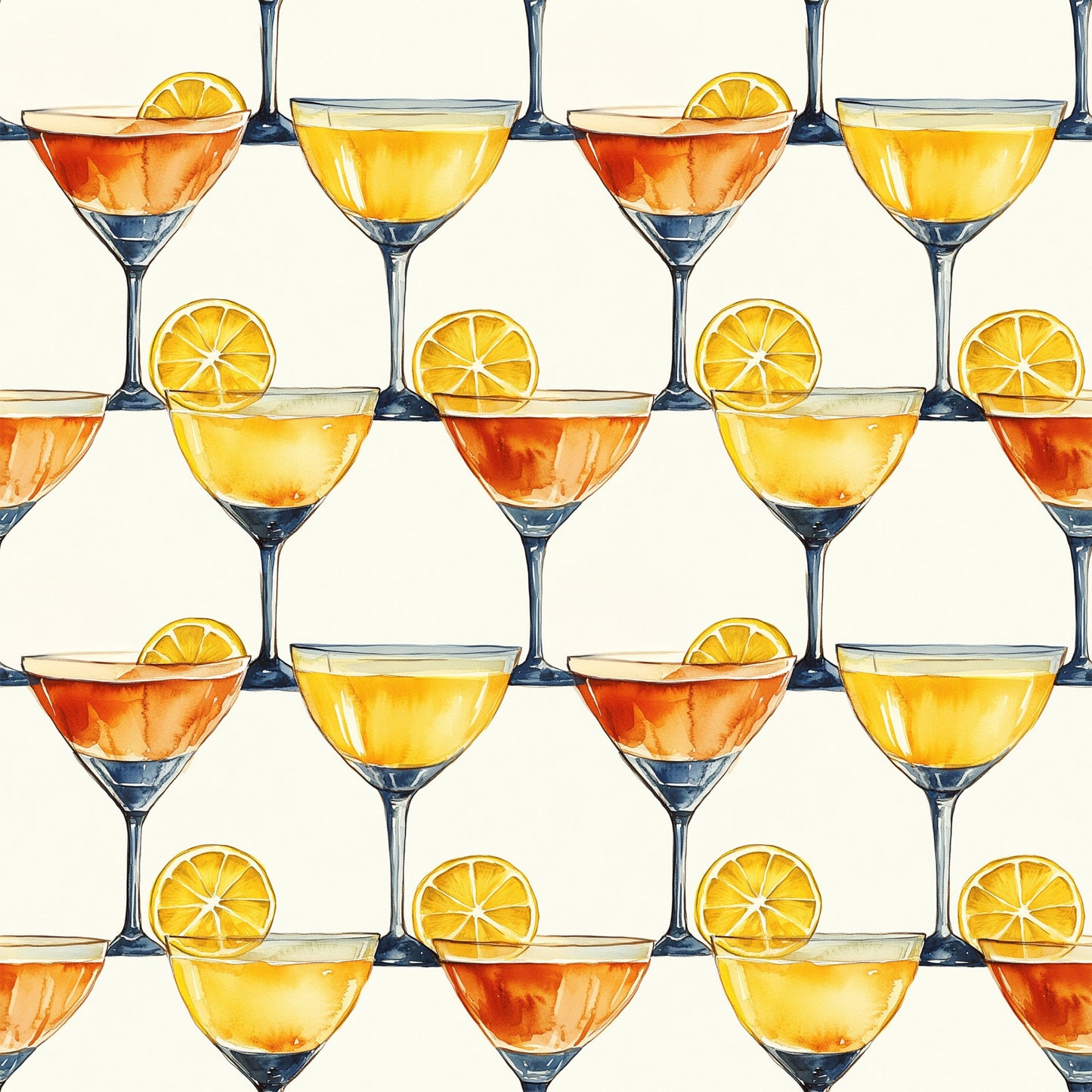 Tart and Tipsy Pattern 8 Quilting Cotton Fabric