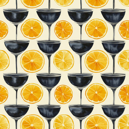 Tart and Tipsy Pattern 9 Quilting Cotton Fabric