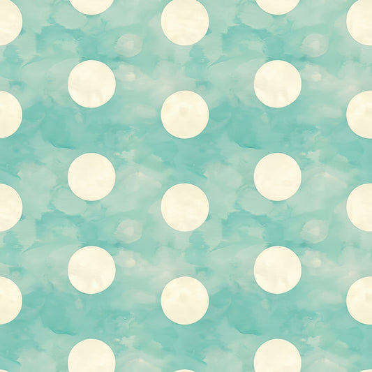 Teal and Doves Pattern 8 Quilting Cotton Fabric