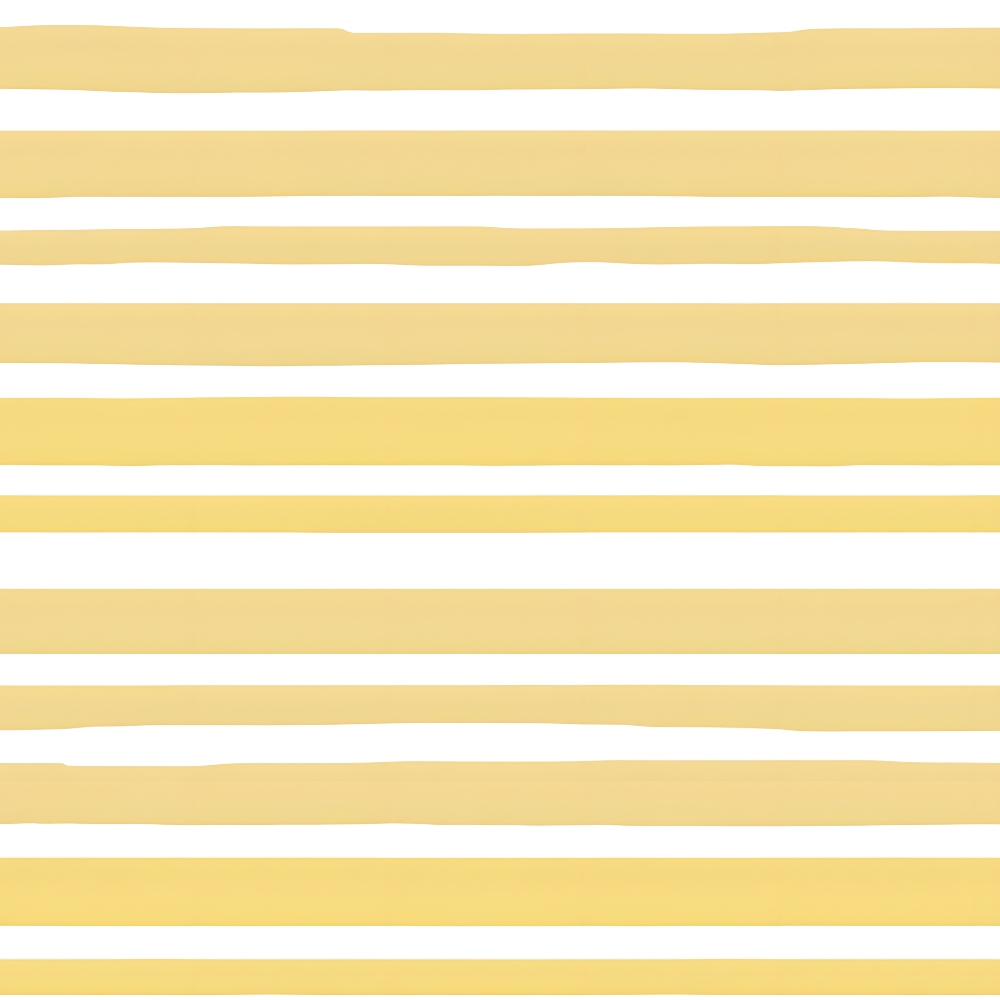 Yellow horizontal stripes on a white background.