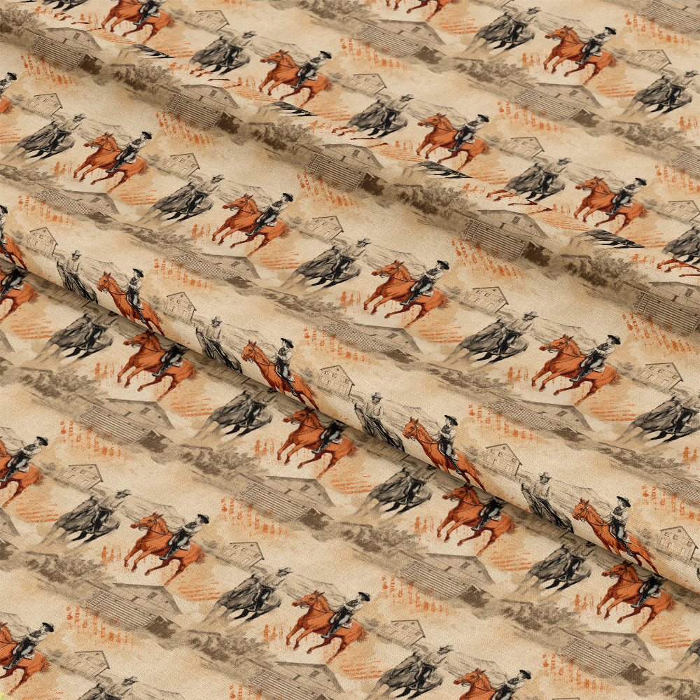 The Cowboy Life Pattern 4 Quilting Cotton Fabric