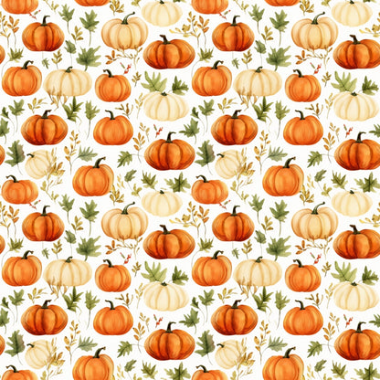 The Pumpkin Patch Pattern 10 Quilting Cotton Fabric