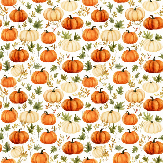 The Pumpkin Patch Pattern 10 Quilting Cotton Fabric