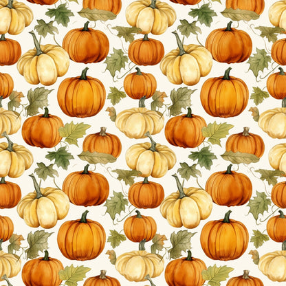 The Pumpkin Patch Pattern 3 Quilting Cotton Fabric