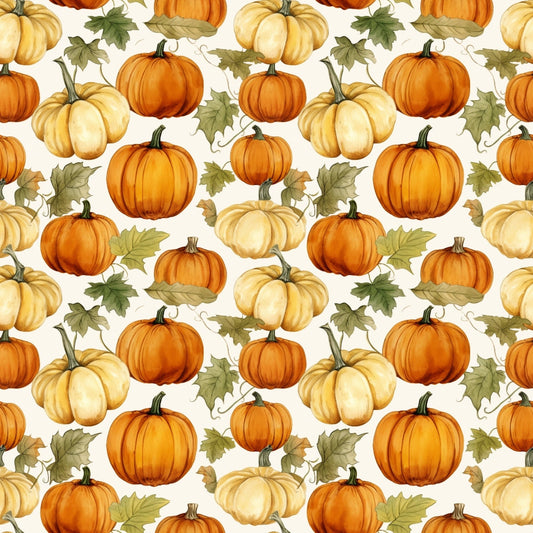 The Pumpkin Patch Pattern 3 Quilting Cotton Fabric