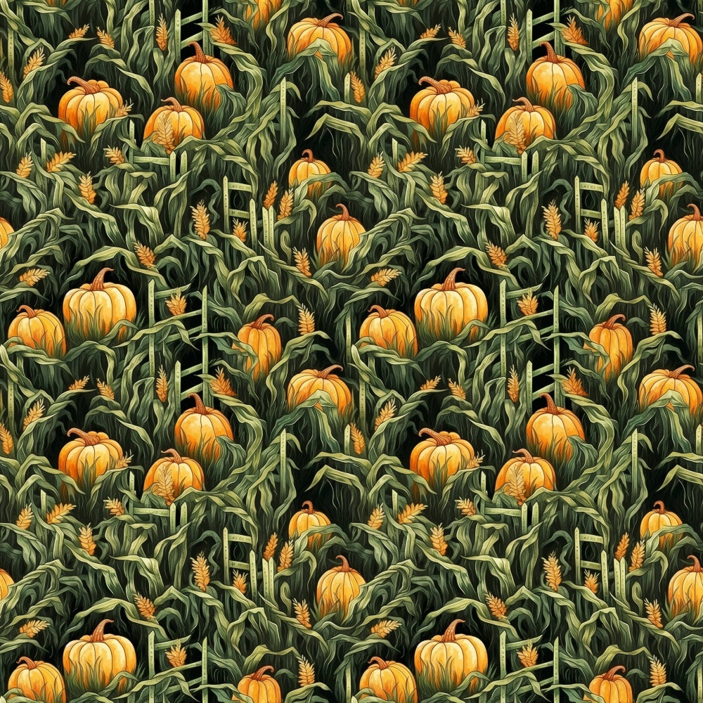 The Pumpkin Patch Pattern 4 Quilting Cotton Fabric