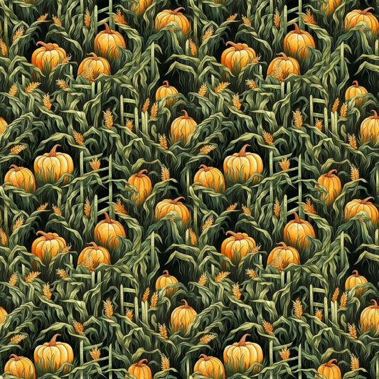 The Pumpkin Patch Pattern 4 Quilting Cotton Fabric