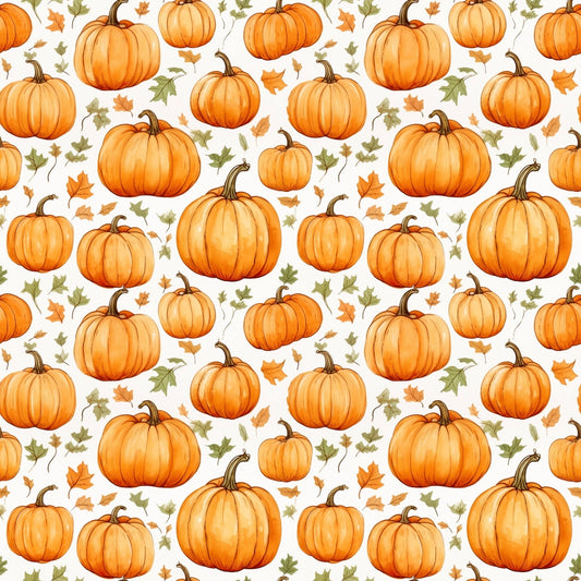 The Pumpkin Patch Pattern 9 Quilting Cotton Fabric