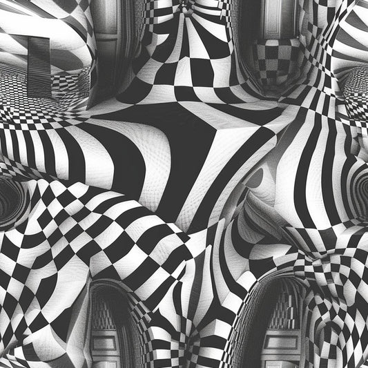 Three Dimensional Optical Illusion Arts Pattern 6 Quilting Cotton Fabric