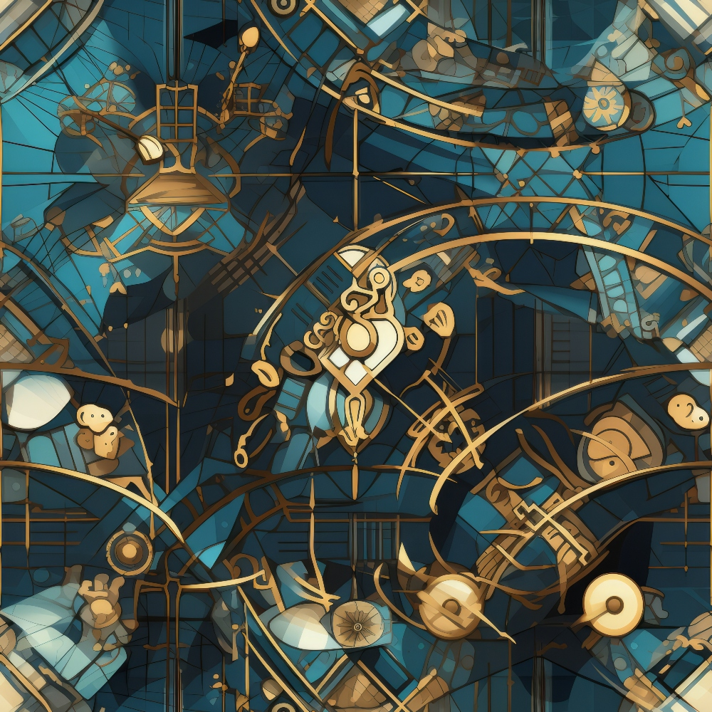 Time Travel Pattern 19 Quilting Cotton Fabric – FabricMegaStore.com