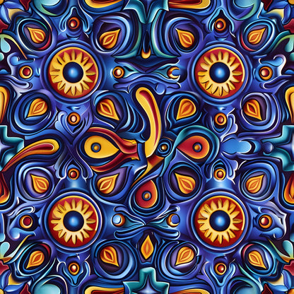 Traditional Najdi Pattern 10 Quilting Cotton Fabric
